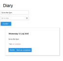 Diary JavaScript Project